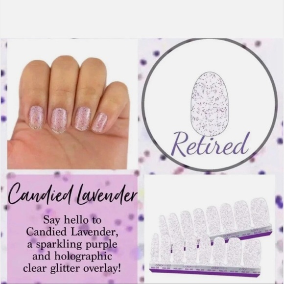 Color Street Candied Lavender *RARE* - Picture 2 of 5